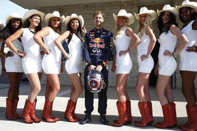 Motorsports: FIA Formula One World Championship 2014, Grand Prix of United States, 1 Sebastian Vettel (GER, Infiniti Red Bull Racing), xHOCHxZWEIx