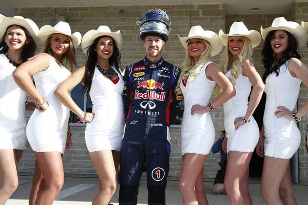 Motorsports: FIA Formula One World Championship 2014, Grand Prix of United States, 1 Sebastian Vettel (GER, Infiniti Red Bull Racing), xHOCHxZWEIx
