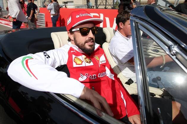 Motorsports: FIA Formula One World Championship 2014, Grand Prix of United States, 14 Fernando Alonso (ESP, Scuderia Ferrari), xHOCHxZWEIx