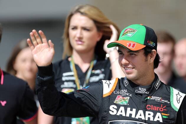 02.11.2014 - Sergio Perez (MEX) Sahara Force India F1 VJM07 United States Grand Prix, Austin 30 October - 2 November 2014 