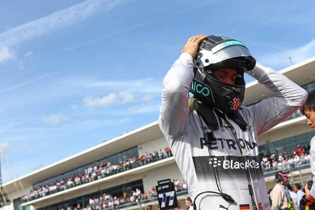 02.11.2014 - Race, Nico Rosberg (GER) Mercedes AMG F1 W05 United States Grand Prix, Austin 30 October - 2 November 2014 