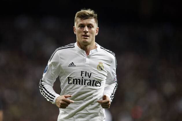 Aktuell Fussball, Champions League, Real Madrid - FC Liverpool Toni Kroos of Real Madrid during the Champions League group B soccer match between Real Madrid and Liverpool at Santiago Bernabeu Stadium in Madrid, Spain. November 04, 2014.  (20190635)