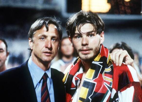 JOHANN CRUYFF (COACH FC BARCELONA) UND ZVONIMIR BOBAN (AC MILAN) - UEFA CHAMPIONS LEAGUE FINALE 1993 1994 -