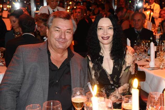 Waldemar Hartmann mit Ehefrau Petra Premiere Teatro Schuhbeck München 06. November 2014