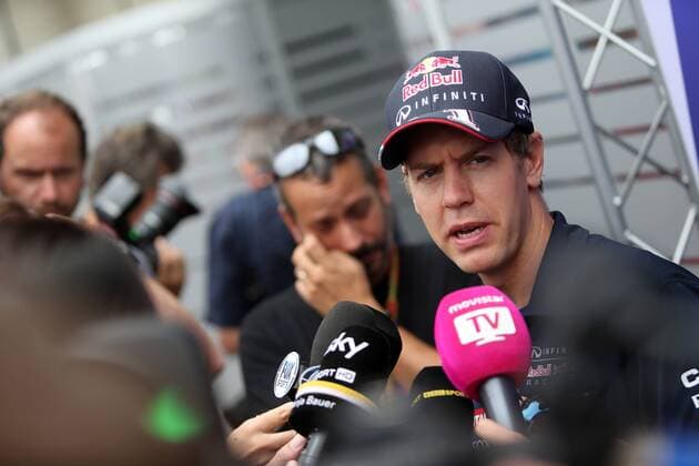 06.11.2014 - Sebastian Vettel (GER) Red Bull Racing RB10 Brazilian Grand Prix, Interlagos 6 - 9 November 2014 