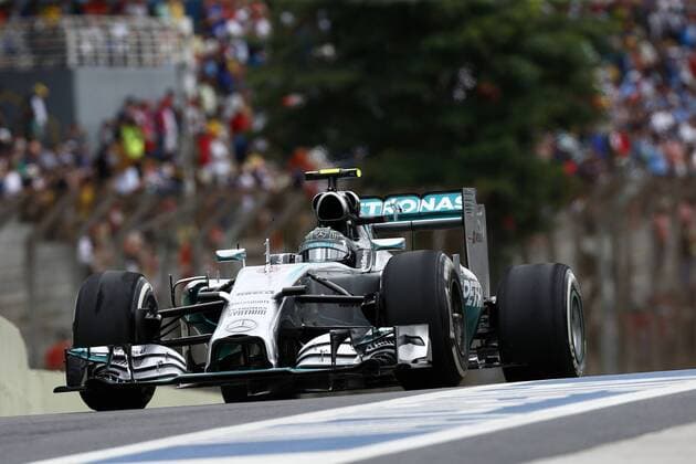 Motorsports: FIA Formula One World Championship 2014, Grand Prix of Brazil, 6 Nico Rosberg (GER, Mercedes AMG Petronas F1 Team), xHOCHxZWEIx