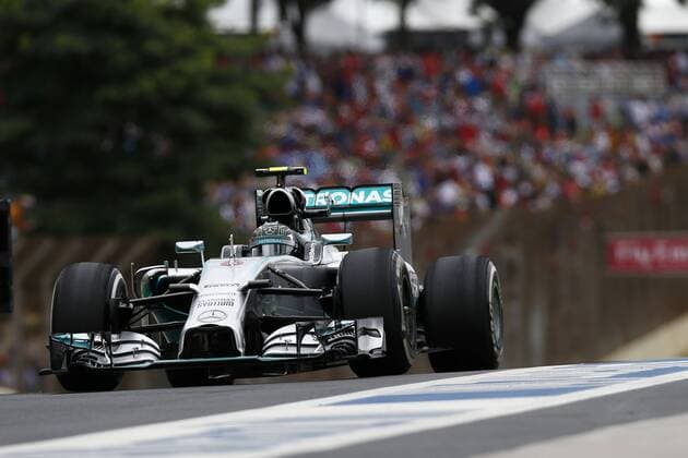 Motorsports: FIA Formula One World Championship 2014, Grand Prix of Brazil, 6 Nico Rosberg (GER, Mercedes AMG Petronas F1 Team), xHOCHxZWEIx