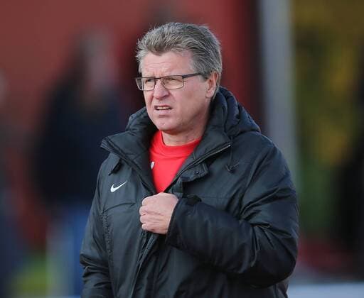 Trainer Roland kroos (Rostock), Vater von Toni kroos Eintracht Braunschweig vs. FC Hansa Rostock