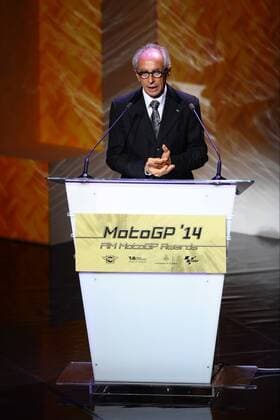 Valencia, SPAIN - FIM Awards Ceremony 2014. In the picture: FIM President Mr. Vito Ippolito 