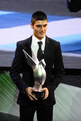 Valencia, SPAIN - FIM Awards Ceremony 2014. In the picture: Best Valencian rider, Jorge Navarro 