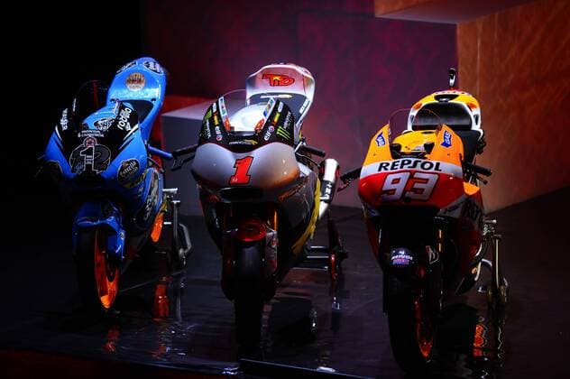 Valencia, SPAIN - FIM Awards Ceremony 2014. In the picture: Motorcycle Champions 3 categories 