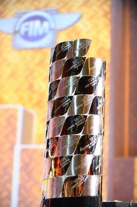 Valencia, SPAIN - FIM Awards Ceremony 2014. In the picture: Motogp champion trophy 