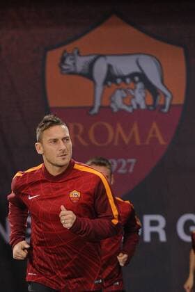 As Roma 09 11 2014 - campionato di calcio serie A AS Rom vs FC Turin: Francesco Totti 