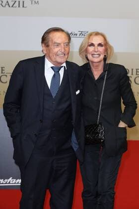 Gerhard Mayer-Vorfelder und seine Ehefrau Margit bei der Die Mannschaft Kino Premiere am 10.11.2014 in Berlin Die Mannschaft Kino Premiere in Berlin, 2014 