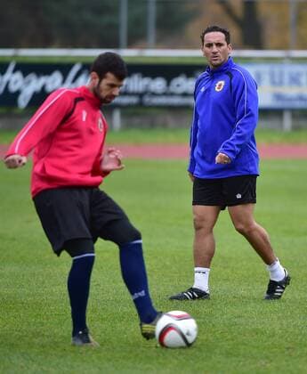 11.11.2014 - Fussball Soccer - Training Nationalteam Nationalmannschaft Gibraltar - - Training Trainingsimpression - David Wilson (Assistant-Coach)