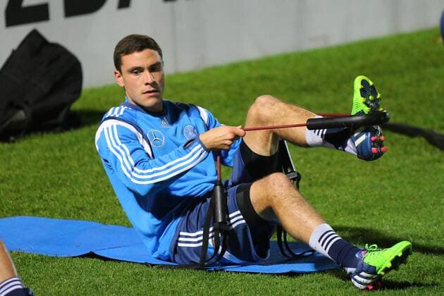 Neuzugang Jonas Hector Training Herren-Nationalmannschaft in Berlin, Fussball, 11.11.2014 , EP_MHT