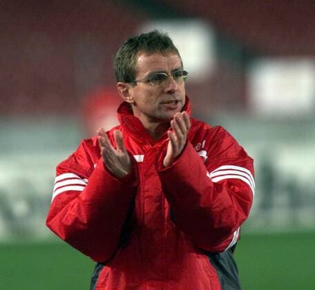 DFB Pokal VFB Stuttgart-Hannover 96 2:1 Trainer Ralf Rangnick VFB 29.11.2000