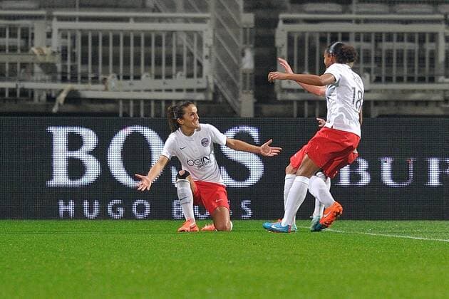 Jubel Fatmire Alushi (psg) Olympique Lyon - PSG Paris Saint Germain - 12 11 2014 FredericChambertxPanoramic 
