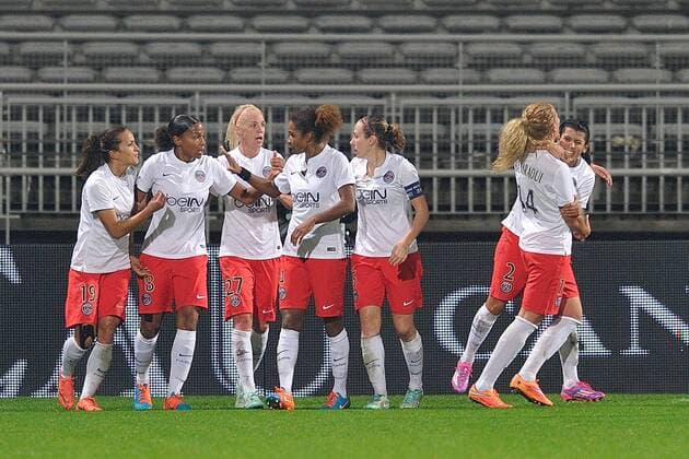 Jubel Fatmire Alushi (psg) Olympique Lyon - PSG Paris Saint Germain - 12 11 2014 FredericChambertxPanoramic 