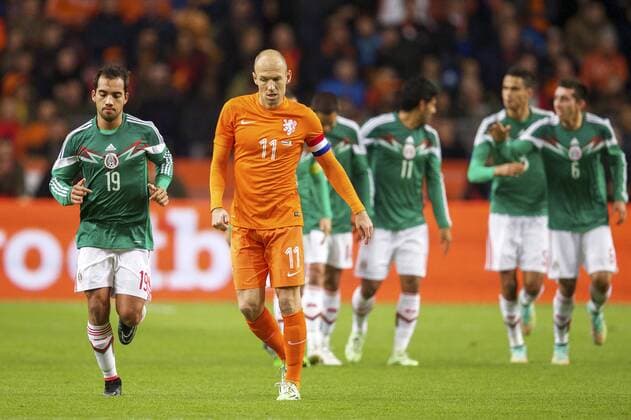 Arjen Robben of Holland during the International friendly match between Netherlands and Mexico on November 12, 2014 at the Amsterdam Arena in Amsterdam, The Netherlands. Netherlands v Mexico International Friendly 2014 2015 xVIxxIVx 3267512