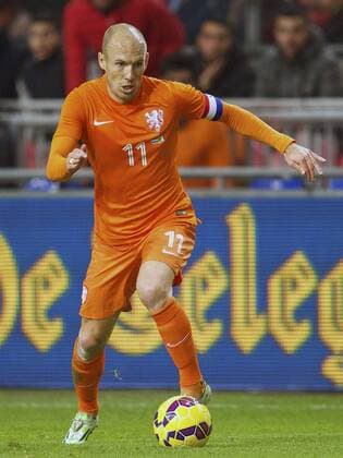 Arjen Robben of Holland during the International friendly match between Netherlands and Mexico on November 12, 2014 at the Amsterdam Arena in Amsterdam, The Netherlands. Netherlands v Mexico International Friendly 2014 2015 xVIxxIVx 3268727