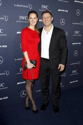 Ole Bischof mit Frau Ina beim Laureus Medien Preis 2014 im Grand Hyatt. Berlin, 12.11.2014 Foto:xR.xHardex xFuturexImage