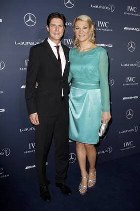 Maria Höfl-Riesch mit Ehemann Marcus Höfl beim Laureus Medien Preis 2014 im Grand Hyatt. Berlin, 12.11.2014 Foto:xR.xHardex xFuturexImage