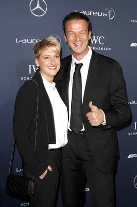 Fredi Bobic mit Ehefrau Britta beim Laureus Medien Preis 2014 im Grand Hyatt. Berlin, 12.11.2014 Foto:xR.xHardex xFuturexImage