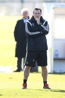 - BRUSSELS, BELGIUM: Belgium s head coach Marc Wilmots pictured during a training session of Belgian national soccer team Red Devils, Thursday 13 November 2014. BRUNOxFAHY  premiumd 35485