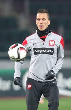 13.11.2014, Tiflis - UEFA EURO Quali 2014 - Training Polen - ARKADIUSZ MILIK -  20141113PF_SG006