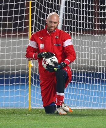 SOCCER - UEFA EURO 2016 quali, AUT vs RUS, preview VIENNA,AUSTRIA,13.NOV.14 - SOCCER - UEFA European Championship 2016, European Qualifiers, OEFB international match, Austria vs Russia, preview, training of team AUT. Image shows Robert Almer (AUT). 