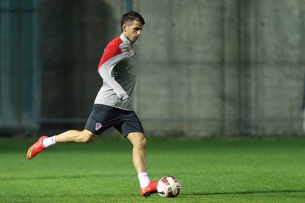 Croatian football team training 13.11.2014., Croatia, Zagreb - Croatian football team held a training at Maksimir Stadium as part of the preparations for the coming qualifying match against Italy in Milan for the European Championship. Anas Sharbini.  GoranxStanzl PIXSELL