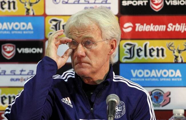 13.11.2014 Belgrade(Serbia) Morten Olsen Denmark head coach national men s football team press conference : 