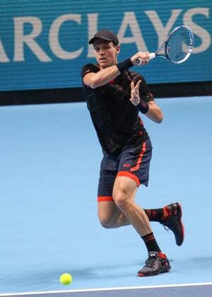 Tennis - 2014 ATP Tennis Herren World Tour Finals at The O2 - Day Three, Group A Tomas Berdych 