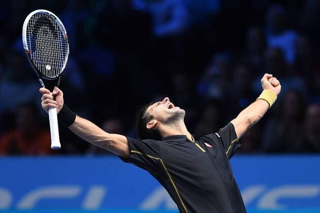Novak Djokovic (Ser) TENNIS : ATP Tennis Herren World Tour Finals 2014 - 11 11 2014 - 16 11 2014 TennisMagazinexPanoramic 