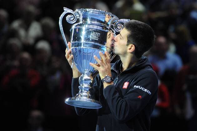 Novak Djokovic (Ser) number 1 TENNIS : ATP Tennis Herren World Tour Finals 2014 - 11 11 2014 - 16 11 2014 TennisMagazinexPanoramic 