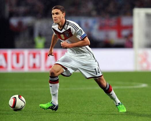Jonas HECTOR (GER). Deutschland, Nürnberg: Fussball, EM-Qualifikation: Deutschland vs. Gibraltar am 14.11.2014, Grundig-Stadion .