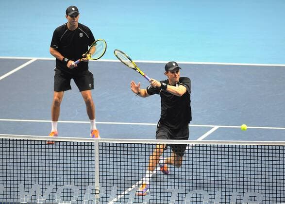 Tennis - 2014 ATP Tennis Herren World Tour Finals at The O2 - Day Eight Mens doubles final : Bob Bryan and Mike Bryan 