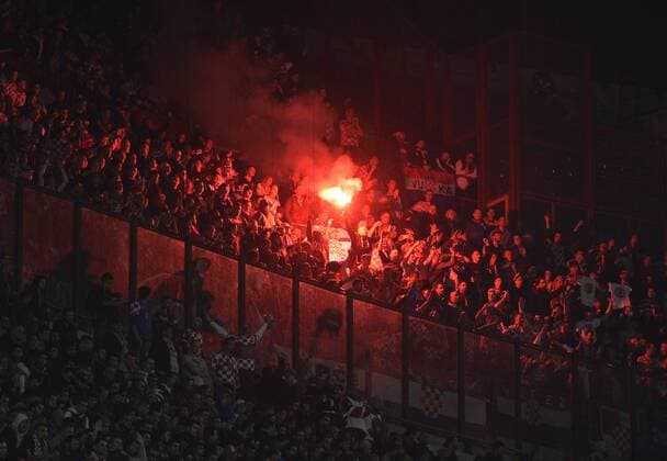 European Championship Qualifier - Croatia Fans. 16.11.2014., Milan, San Siro.  MarkoxLukunic PIXSELL