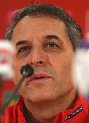 SOCCER - AUT vs BRA, preview VIENNA,AUSTRIA,17.NOV.14 - SOCCER - ÖFB international match, Austria vs Brazil, friendly match, preview, final press conference of team AUT. Image shows head coach Marcel Koller (AUT). 