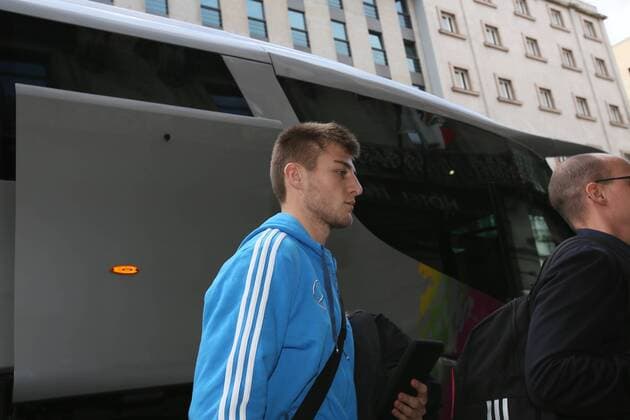 Robin KNoche (D) - Teamankunft Deutschland in Vigo