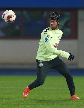 SOCCER - preview VIENNA,AUSTRIA,17.NOV.14 - SOCCER -, friendly match, preview, training of team BRA. Image shows Neymar (BRA) . 
