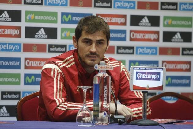 Spain s team press conference. In this picture, Iker Casillas. xJJxLANDINx 