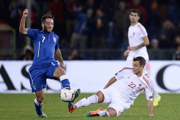 Genua, Italien - Albanien Andrea Bertolacci-Amir Abrashi 