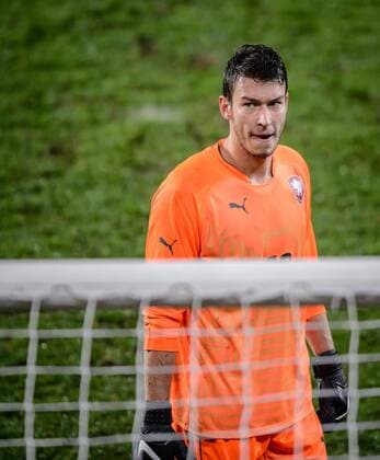 18. November 2014: Prag, Fussball U21 Testspiel Tschechien - Deutschland: Tschechiens Torwart Jiri Pavlenka.