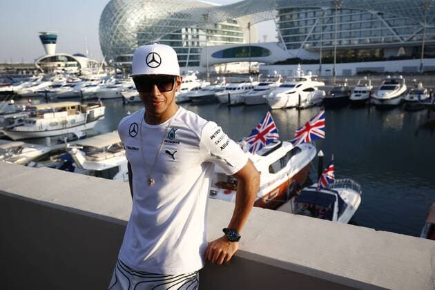 Motorsports: FIA Formula One World Championship 2014, Grand Prix of Abu Dhabi, 44 Lewis Hamilton (GBR, Mercedes AMG Petronas F1 Team), xHOCHxZWEIx
