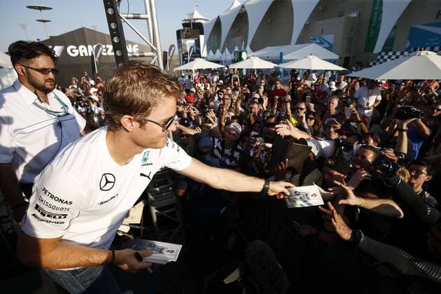 Motorsports: FIA Formula One World Championship 2014, Grand Prix of Abu Dhabi, 6 Nico Rosberg (GER, Mercedes AMG Petronas F1 Team), xHOCHxZWEIx