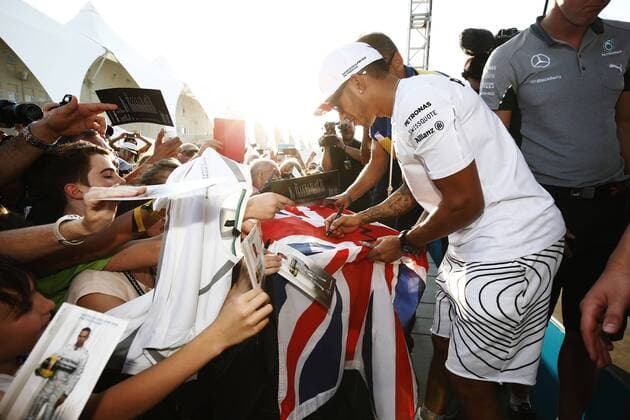 Motorsports: FIA Formula One World Championship 2014, Grand Prix of Abu Dhabi, 44 Lewis Hamilton (GBR, Mercedes AMG Petronas F1 Team), xHOCHxZWEIx