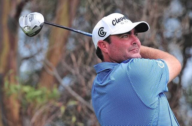 Nov. 22, 2014 - Melbourne, Victoria, Australia - Steve Bowditch (AUS) tees off on the tenth during day 3 of the 2014 Australian Masters at The Metropolitan Golf Club in Melbourne, Australia. Golf 2014 - Australian Masters Day 3 - ZUMAk106