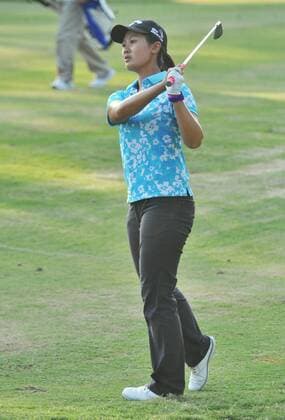 (141122) -- XIAMEN, Nov. 22, 2014 -- Lin Xiyu of China competes during the Xiamen Open International 2014 women s golf tournament in Xiamen, east China s Fujian Province, Nov. 22, 2014. ) (SP)CHINA-XIAMEN-GOLF LinxShanchuan 
